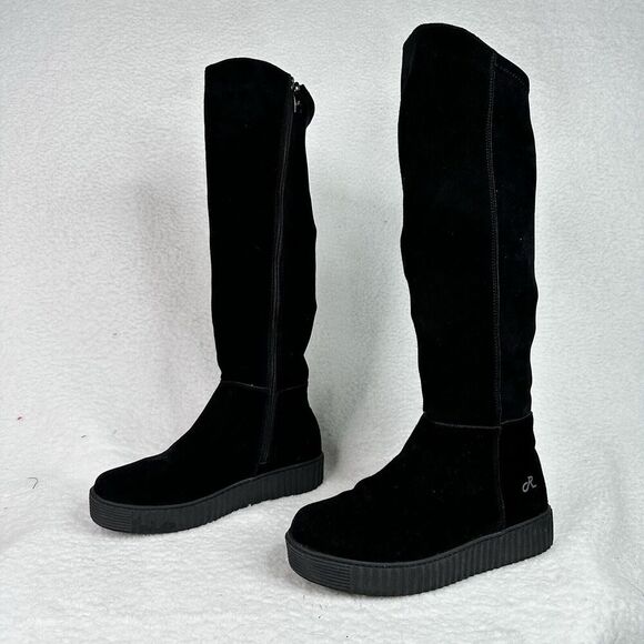 Religious Comfort Candyjack Tall Boot Women Sz 10 Black Suede Leather Waterproof - Picture 3 of 13
